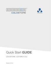 Veracity Coldstore CSTORE15-3U Quick Start Manual