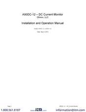 Obvius A90DC-10 Installation And Operation Manual