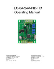 Opt Lasers TEC-8A-24V-PID-HC Operating Manual