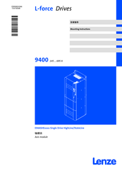 lenze L-force Drives 9400 Series Mounting Instructions