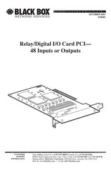 Black Box IC909C Manual