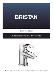 Bristan CAP BAS C Installation Instructions & User Manual