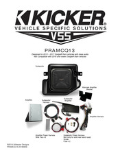 Kicker PRAMCQ13 Manual