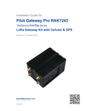 RAKwireless WisDevice RAK72 Series Installation Manual