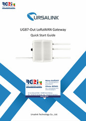 Ursalink UG87 Quick Start Manual
