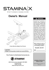 Stamina 20-3011 Owner's Manual