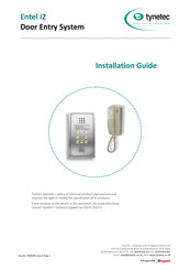 Tynetec ENTEL i2 Installation Manual