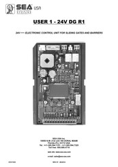SEA USA USER 1 24V DG R1 Manual