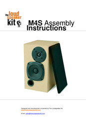 The Loudspeaker Kit M4S Assembly Instructions Manual