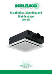 Schako DISA-360 Installation And Maintenance Manual
