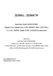 Lex Computech 3I380A User Manual