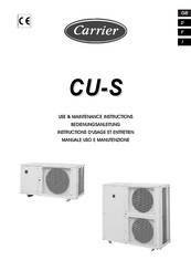 Carrier CU-S 451 Use & Maintenance Instructions