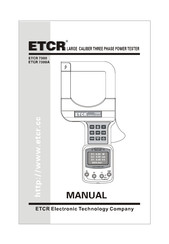 ETCR 7300A Manual