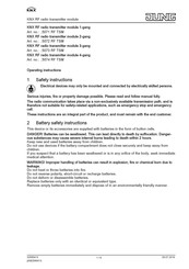 Jung 5071 RF TSM Manual