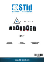 Stid Architect LEGIC ARC Le2 Series Installation Instructions Manual
