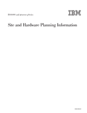 IBM 7015-R50 Site And Hardware Planning Information