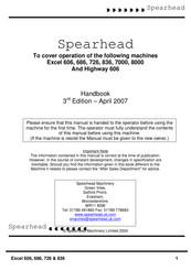 Spearhead Excel 7000 Handbook
