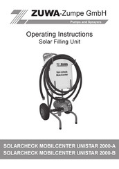 Zuwa Solarcheck Mobilcenter UNISTAR 2000-A Operating Instructions Manual