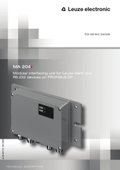 Leuze electronic MA 204i Technical Description