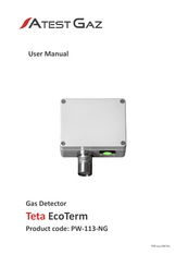 Atest Gaz Teta EcoTerm User Manual