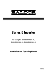 Baldor SERIES 5 Installation And Operating Manual