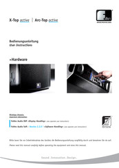 Fohhn X-Top active User Instructions