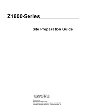 Teradyne Z1803-1 Site Preparation Manual