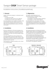 Swegon CASA Smart Sensor Installation Instructions Manual