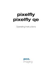 Pco pixelfly usb Operating Instructions Manual