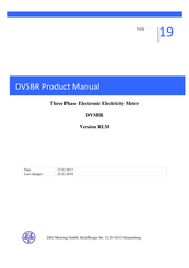 DZG Metering DVSBR Series Product Manual