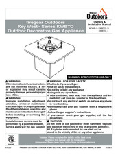 Firegear KWBTO-L Owners & Installation Manual