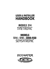 Ecowater Timetronic 314 User/Installer Handbook