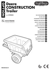 Peg Perego Deere CONSTRUCTION TRAILER Use And Care Manual