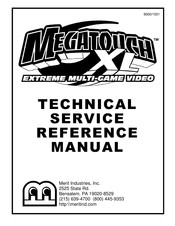 MERIT INDUSTRIES Megatouch XL Technical Service Reference Manual