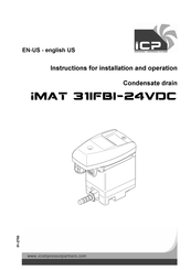ICP IMAT 31IFBI-24VDC Instructions For Installation And Operation Manual