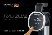 German pool SOUS VIDE PRO User Manual