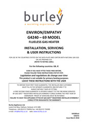 Burley ENVIRON Installation, Servicing  & User Instructions