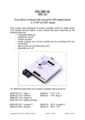 SGS electronic TVC-TRF-10-MBT V2 Instructions Manual