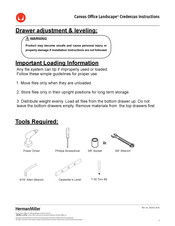 Herman Miller Canvas Office Landscape Instructions For Use Manual
