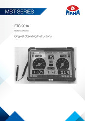 MAHA Maschinenbau Haldenwang FTS 2018 Original Operating Instructions