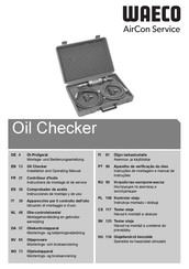 Waeco AirCon Oil Checker R134a Installation And Operating Manual
