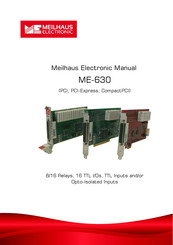 Meilhaus Electronic ME-630/16 Manual