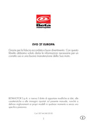 Betamotor EVO 2T Series User Manual