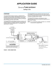 Johnson Controls Simplicity LINC Application Manual