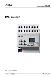 Gira DALI Gateway Product Documentation