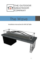 Outdoor GreatRoom Company Crystal Fire WV-56 Installation Instructions Manual