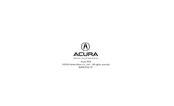 Acura 08E90-T6N-200-01 User's Information Manual