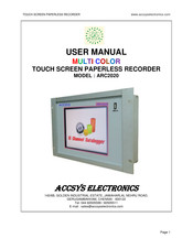 Accsys Electronics ARC2020 User Manual