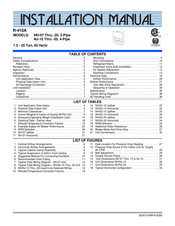 Johnson Controls NH-07 Series Installation Manual