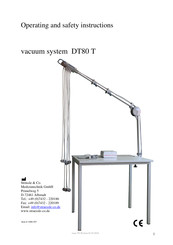 Strässle & Co DT80 T Operating And Safety Instructions Manual